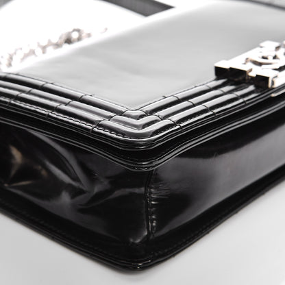 Chanel Glazed Calfskin Medium Boy Flap Black 8 of 13