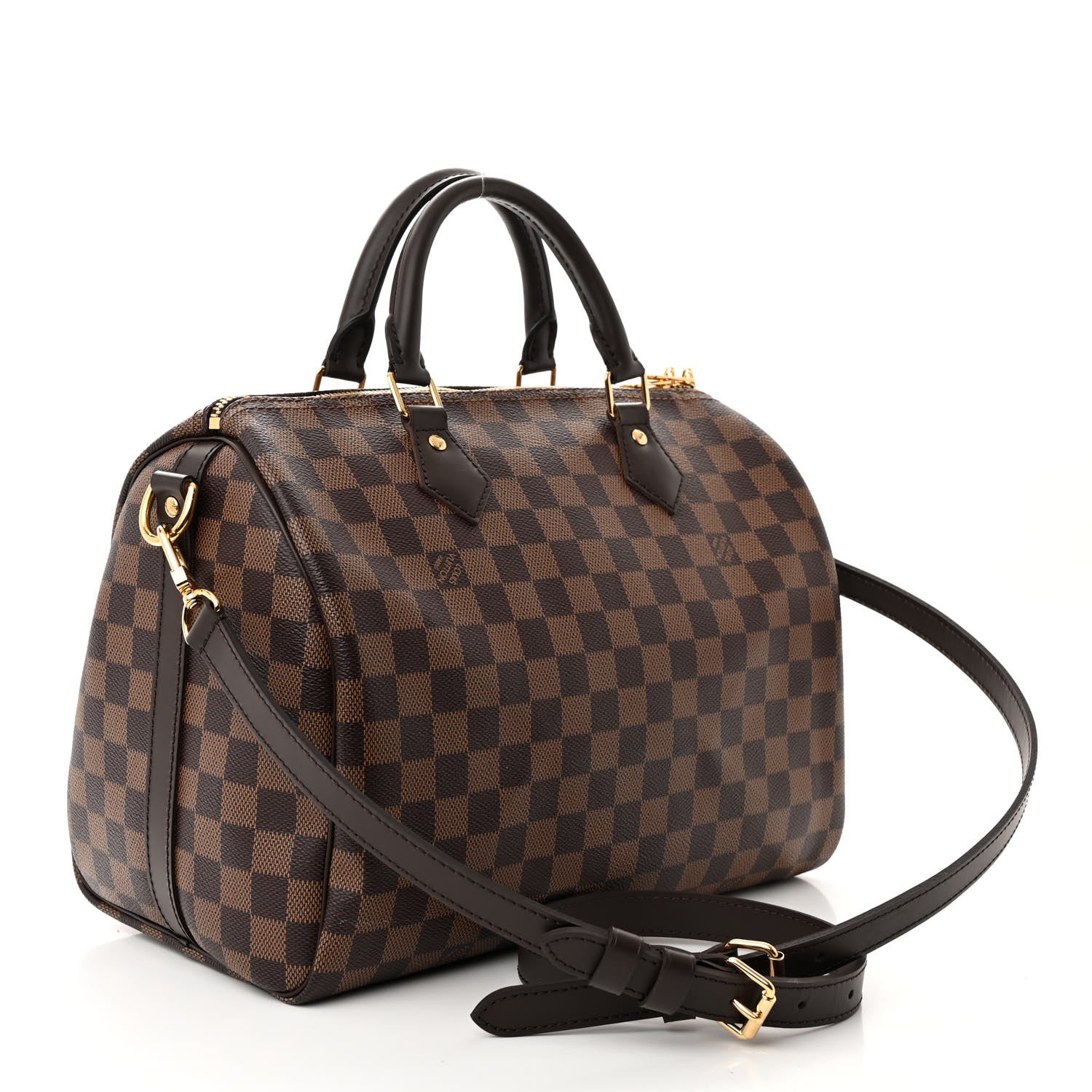 Louis Vuitton Damier Ebene Speedy Bandouliere 30 3 of 10
