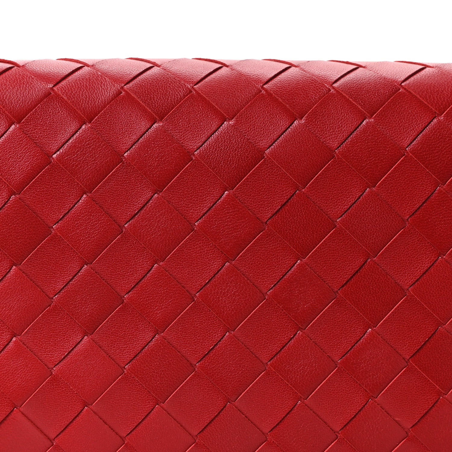 Bottega Veneta Nappa Intrecciato Trio Pouch On Strap Red 7 of 9