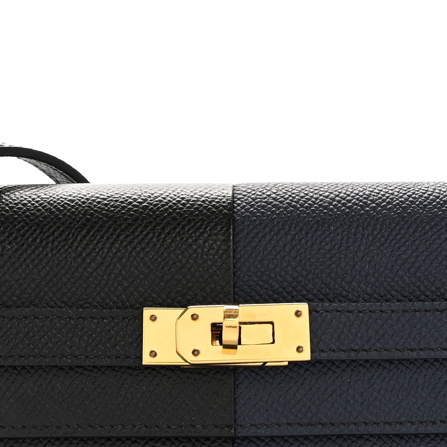 Epsom Casaque Kelly Wallet To Go Black Bleu Indigo Bleu Frida