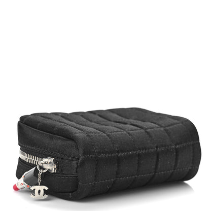 Chanel Satin Chocolate Bar Lipstick Pouch Black 4 of 10