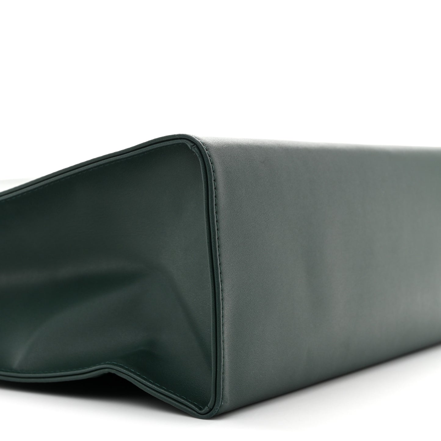Vegan Leather Medium Shopping Bag Dark Olive