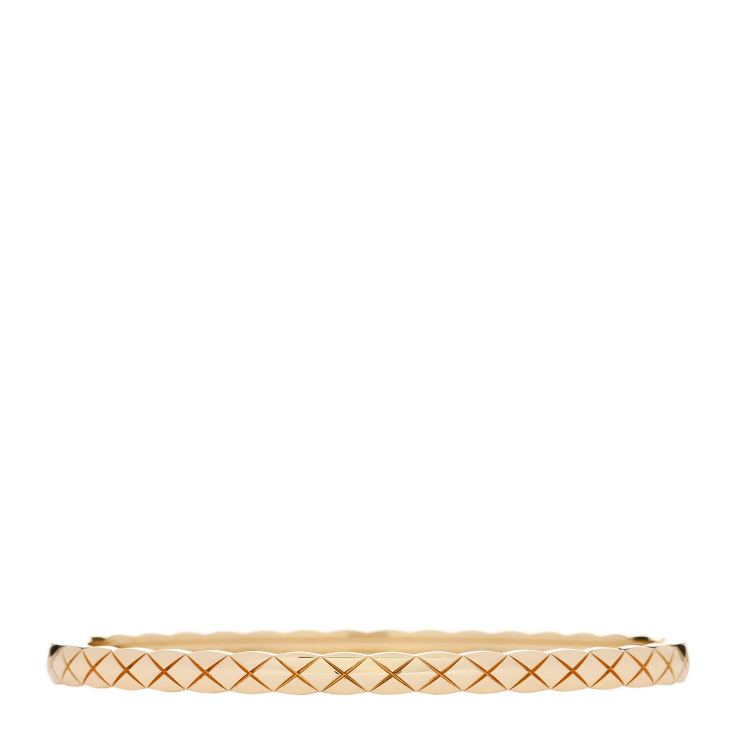 18K Yellow Gold Mini Coco Crush Bangle Bracelet S