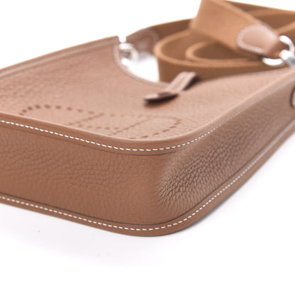 Hermes Taurillon Clemence Evelyne TPM Gold 9 of 11
