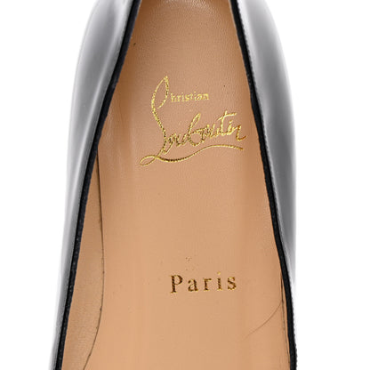 Christian Louboutin Patent Croisette Peep Toe Flats 36.5 Black 6 of 11