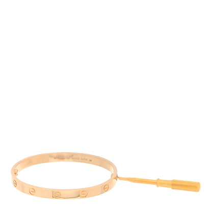 Cartier 18K Yellow Gold LOVE Bracelet 18 7 of 8