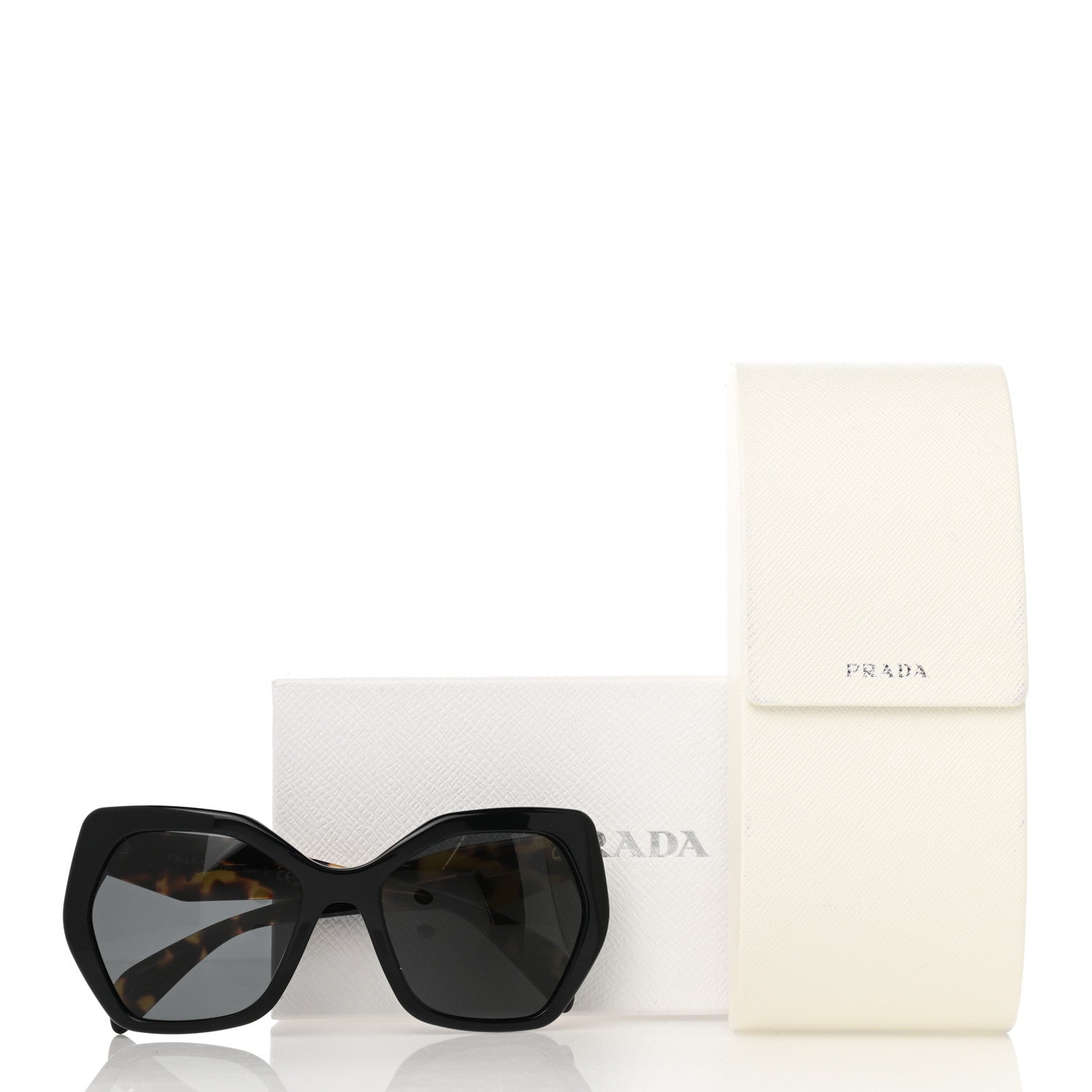 Prada Sunglasses SPR 16R Black Tortoise 8 of 8