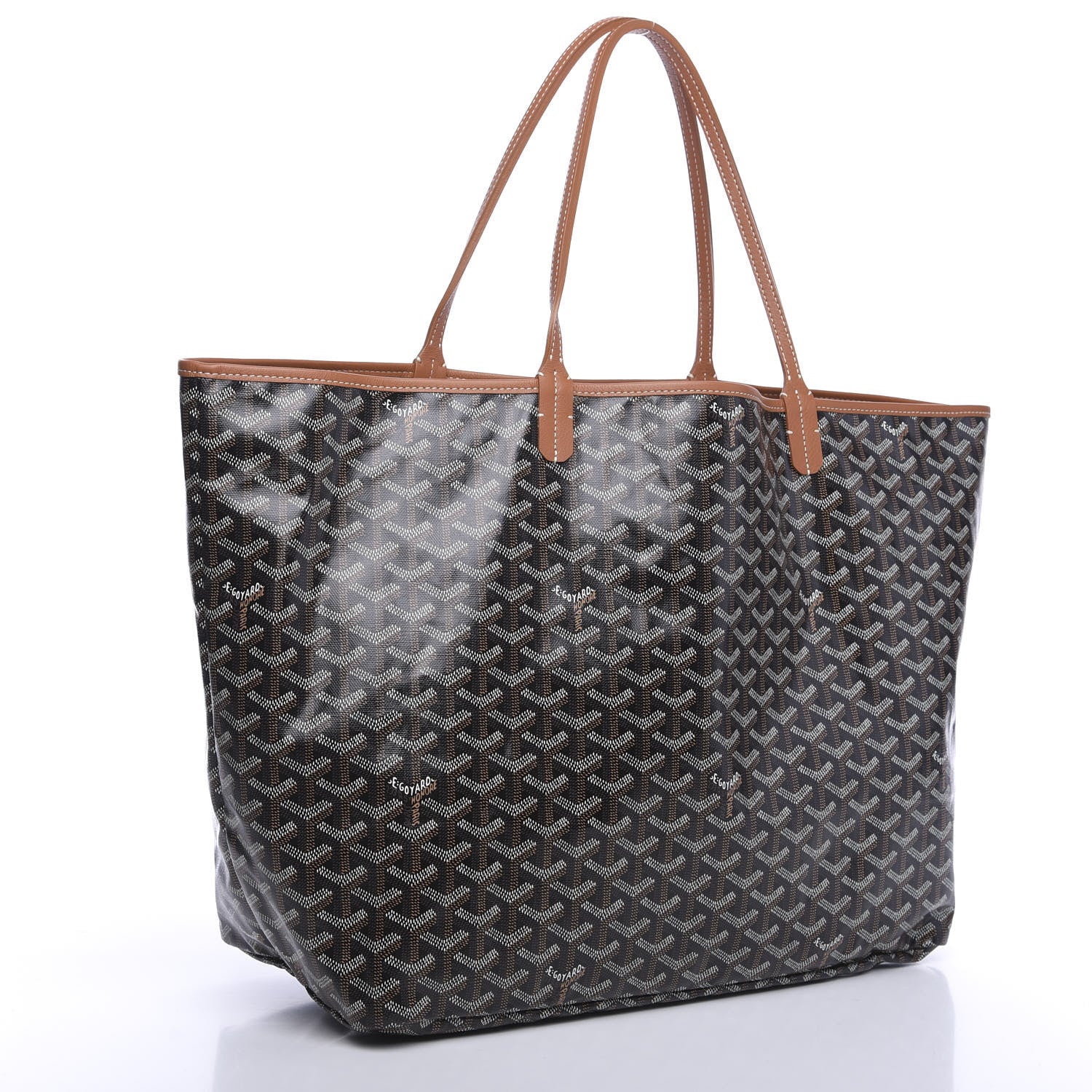 Goyard Goyardine Saint Louis GM Black Gold 2 of 7
