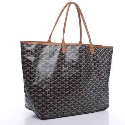 Goyard Goyardine Saint Louis GM Black Gold 2 of 7