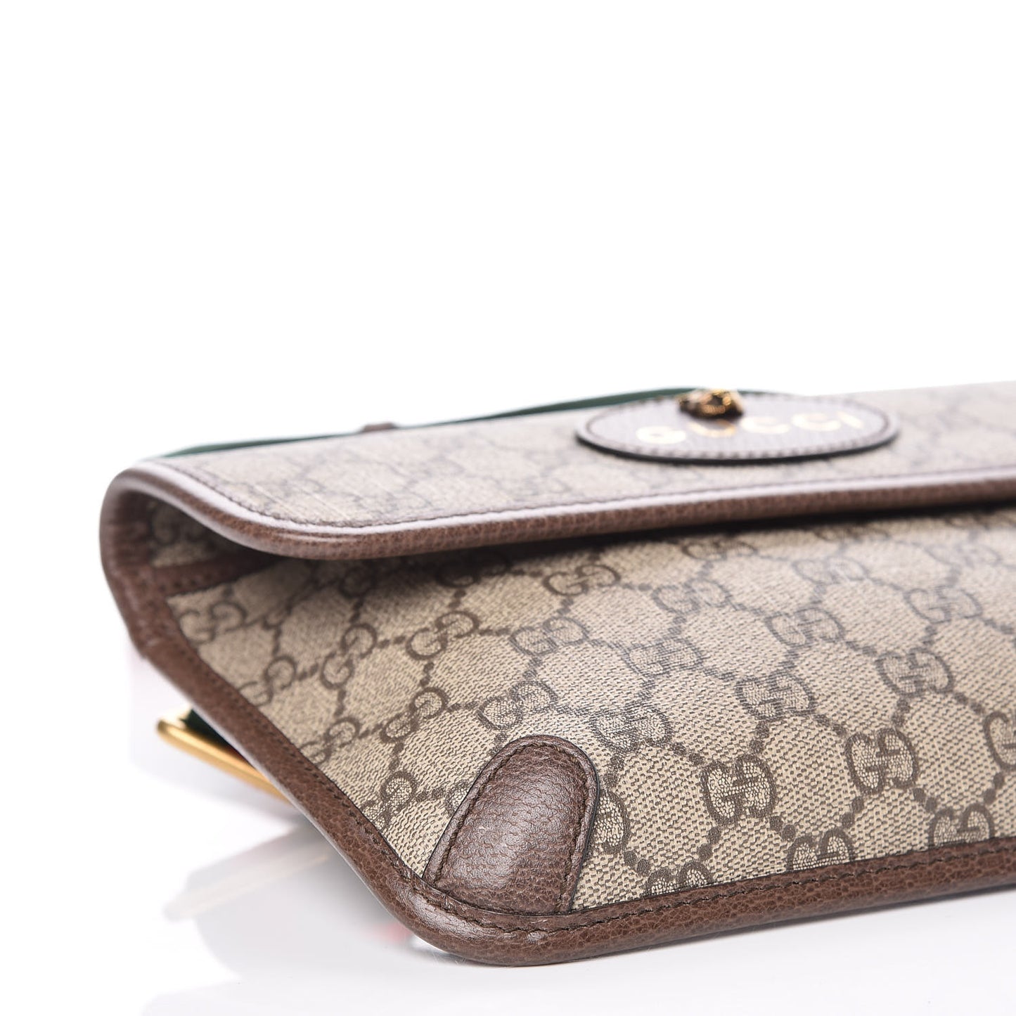 GG Supreme Monogram Neo Vintage Web Belt Bag Brown