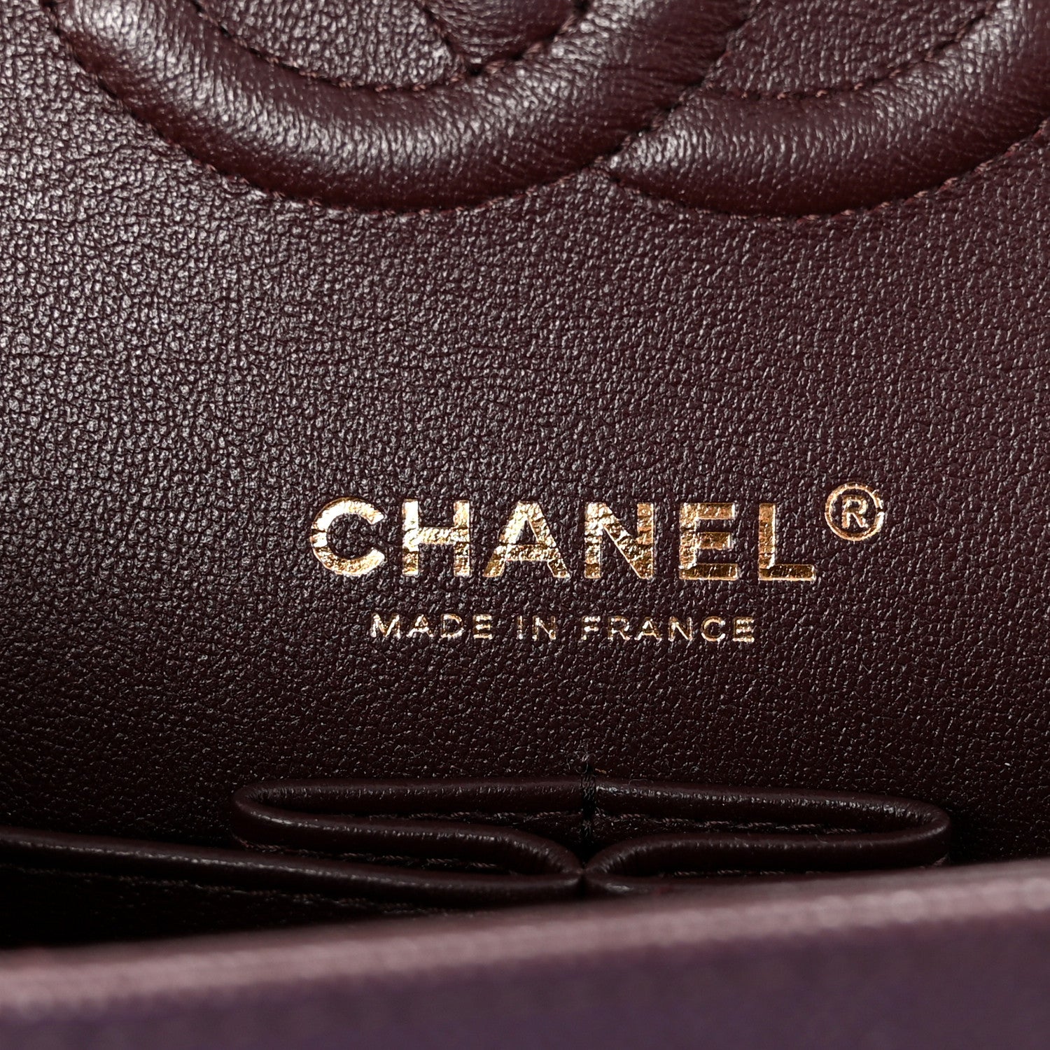 Chanel Caviar Quilted Medium Double Flap Dark Brown 6 of 11