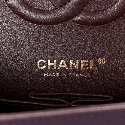Chanel Caviar Quilted Medium Double Flap Dark Brown 6 of 11