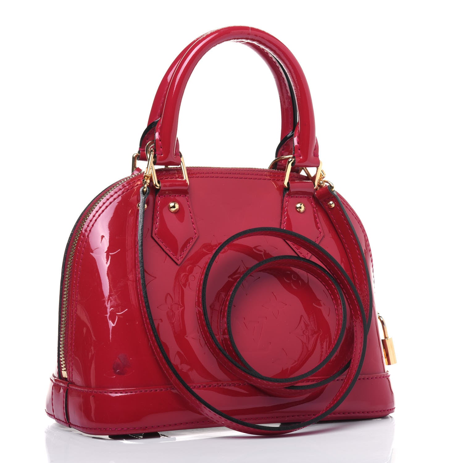 Louis Vuitton Vernis Alma BB Rose Indien 4 of 18