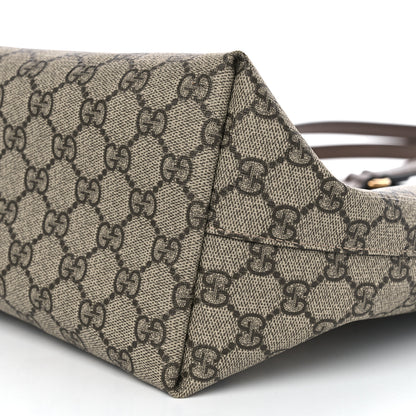 Gucci GG Supreme Monogram Medium Ophidia Shopping Tote Brown 10 of 12