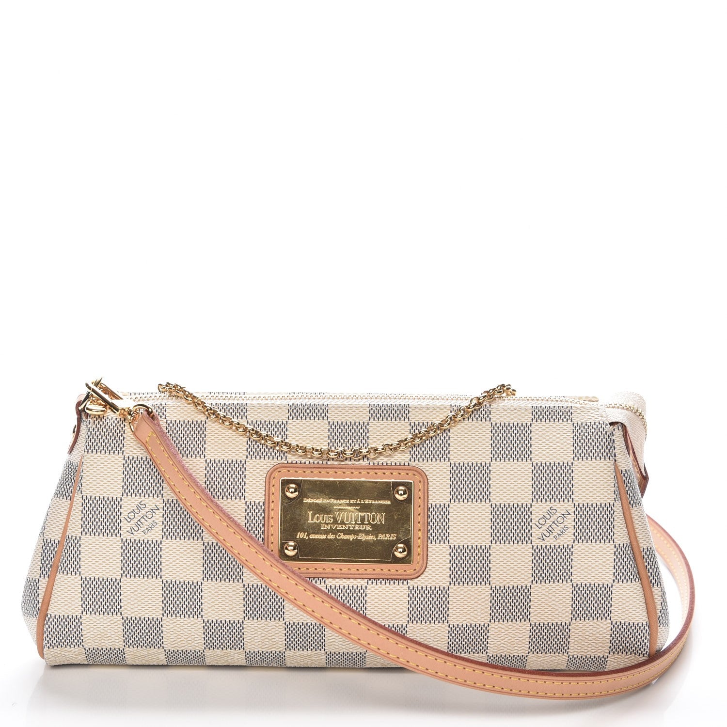 Louis Vuitton Damier Azur Eva Clutch 1 of 8