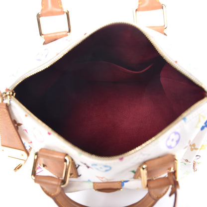 Louis Vuitton Monogram Multicolor Speedy 30 White 5 of 15