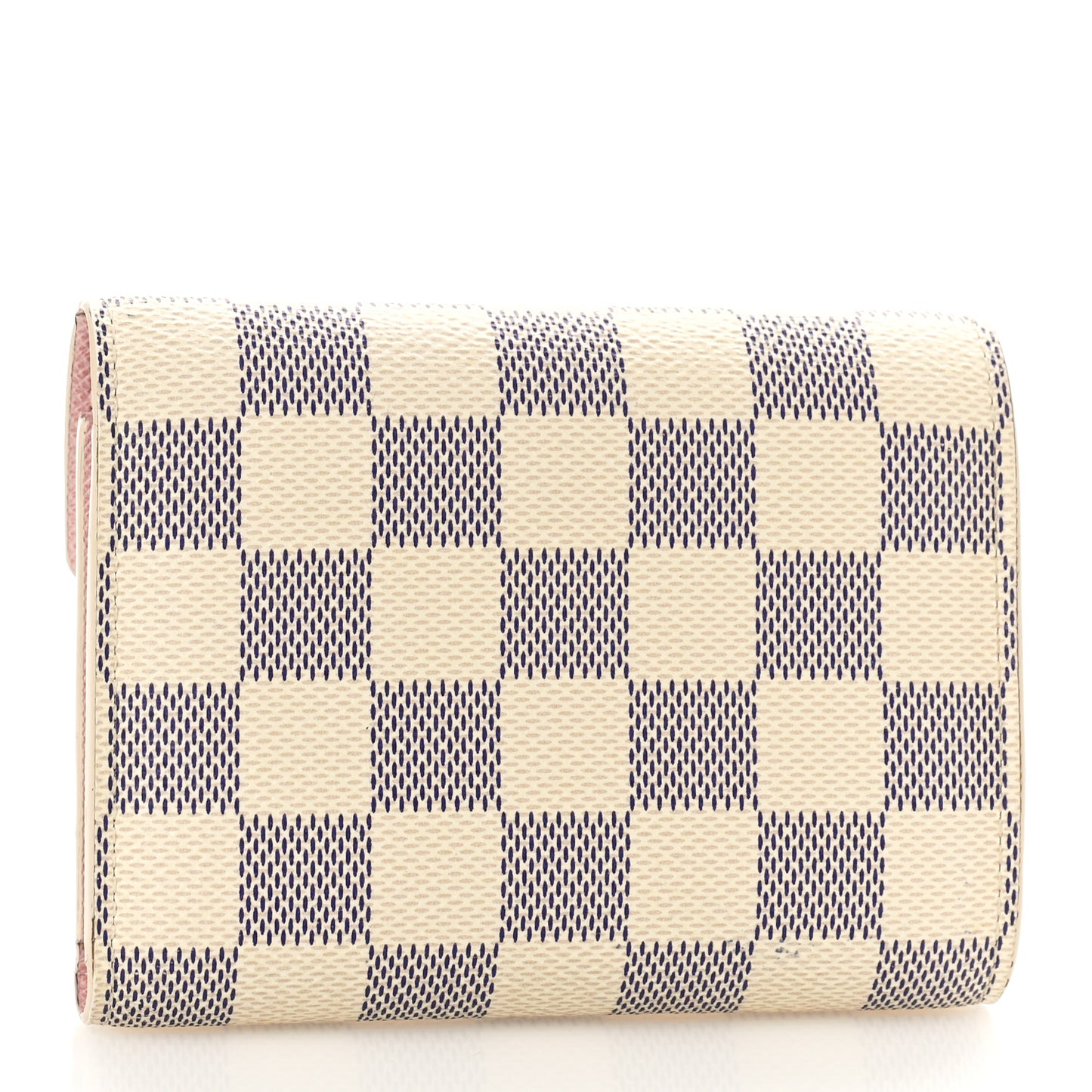 Damier Azur Victorine Wallet Rose Ballerine