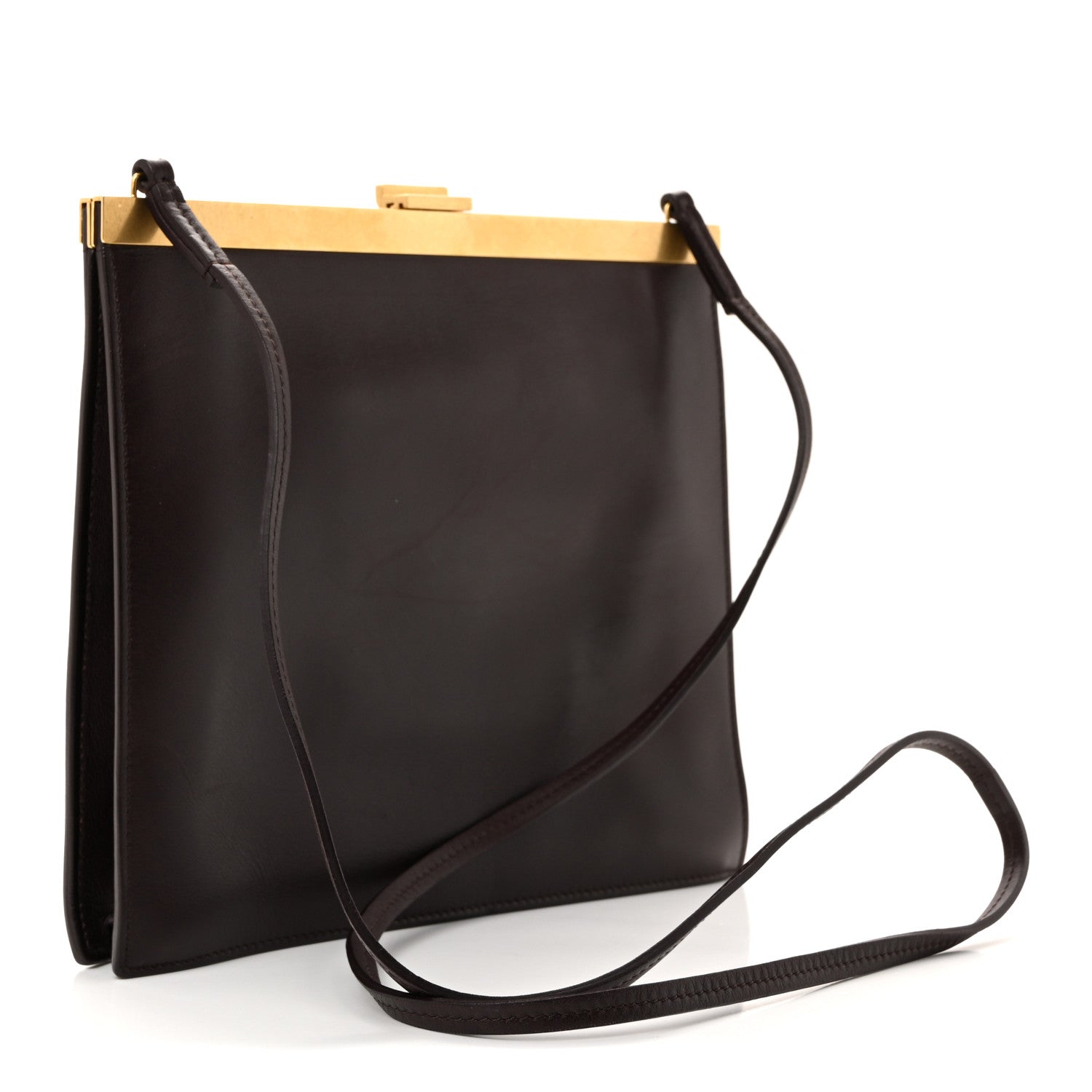 Celine Smooth Calfskin Mini Clasp Bag Bordeaux 1837811 – FASHIONPHILE