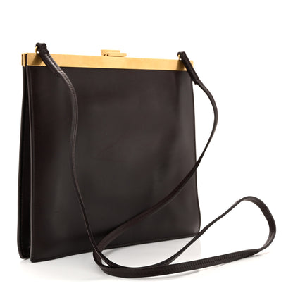 Celine Smooth Calfskin Mini Clasp Bag Bordeaux 3 of 12