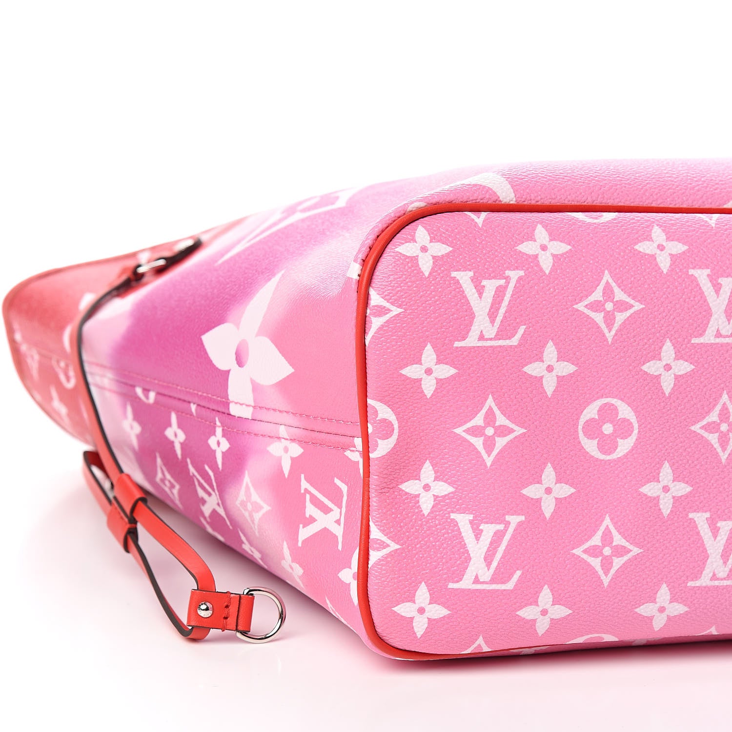 Louis Vuitton Monogram Escale Neverfull MM Rouge 9 of 12