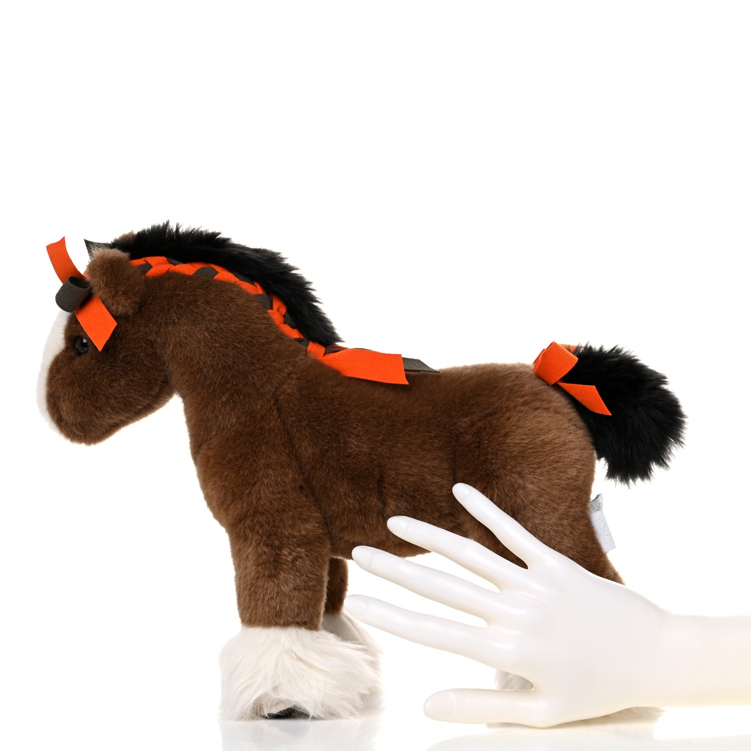 Hermes Fabric Small Hermy The Horse Plush Toy 2 of 11