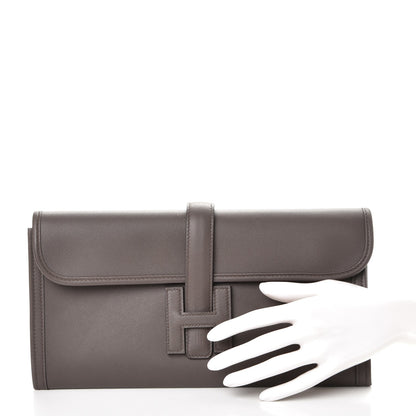 Hermes Swift Jige Elan 29 Clutch Etain 2 of 17