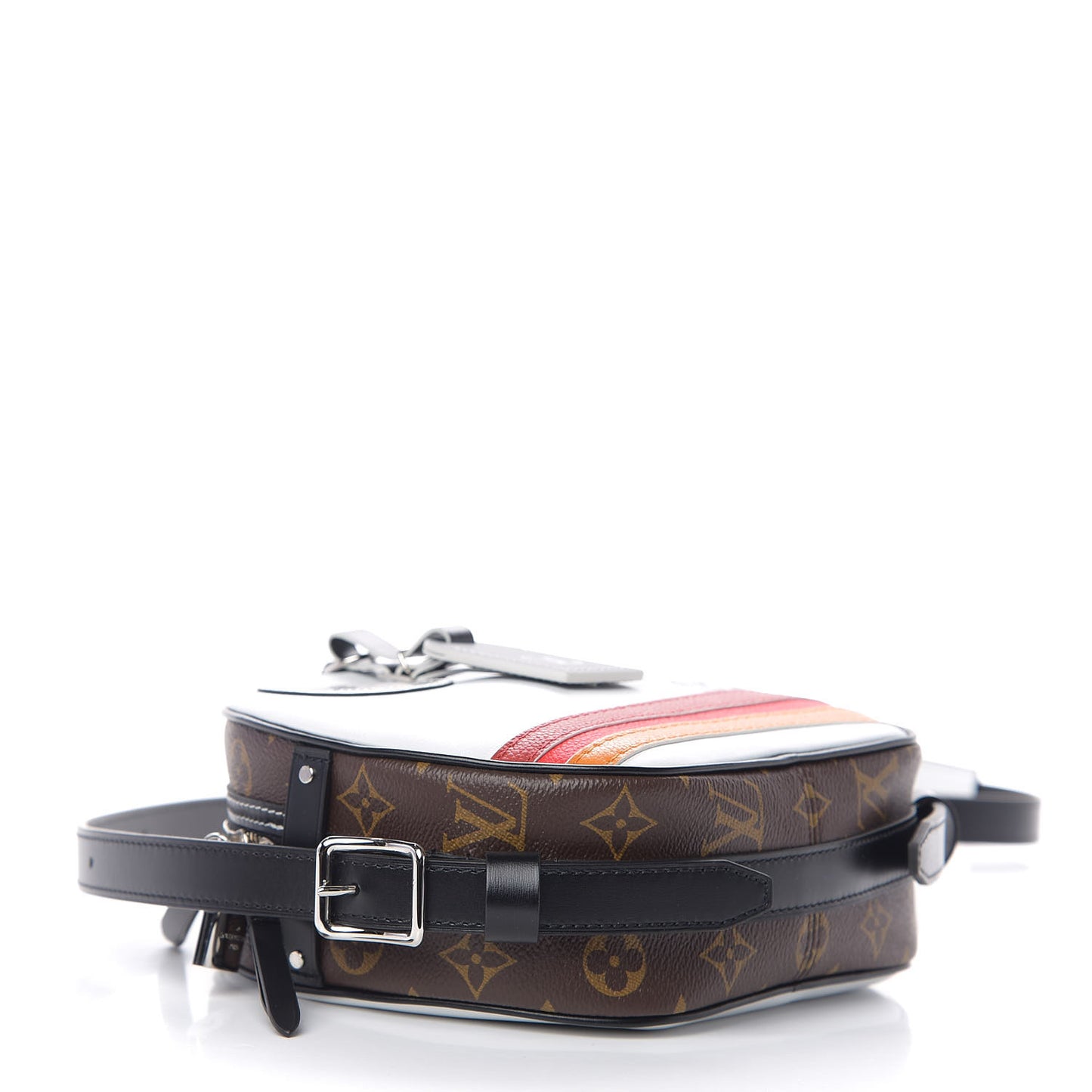 Calfskin Monogram LV Airline Boite Chapeau Souple White