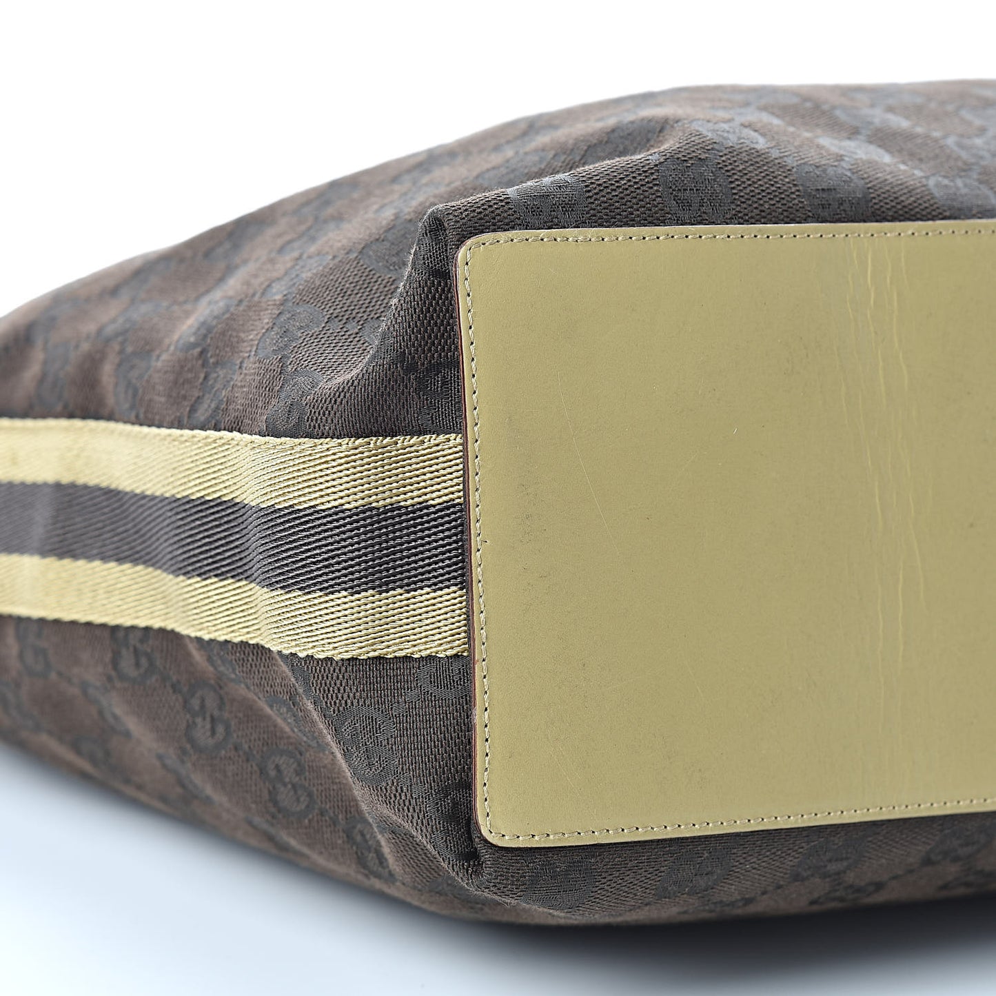 Monogram Large Bucket Tote Brown