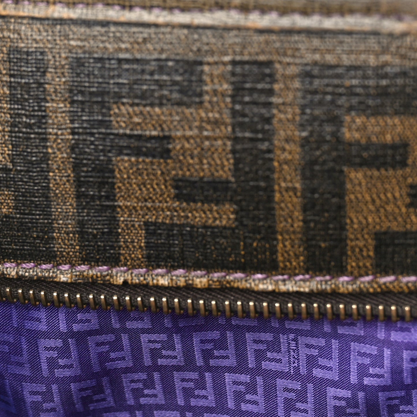 Zucca Spalmati Medium Roll Tote Tobacco Viola