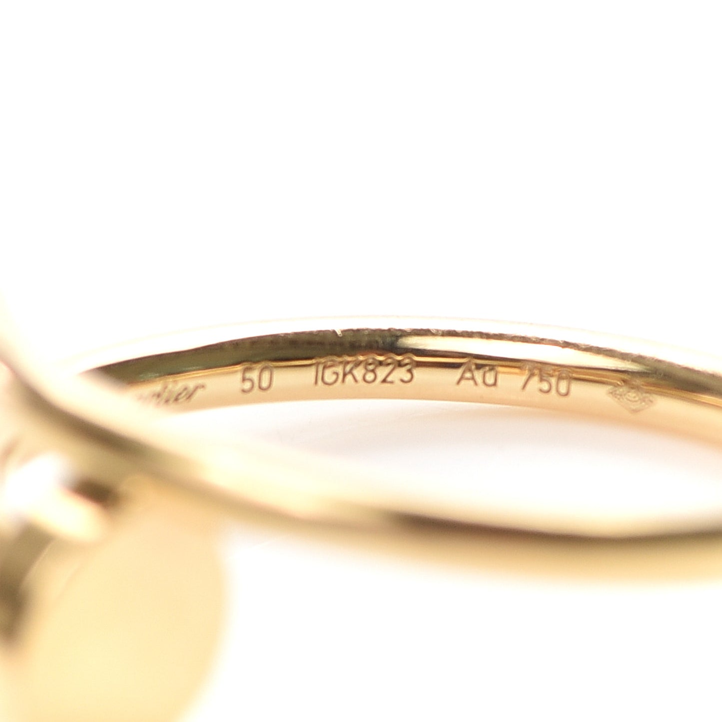 18K Yellow Gold Small Juste Un Clou Ring 50 5.25