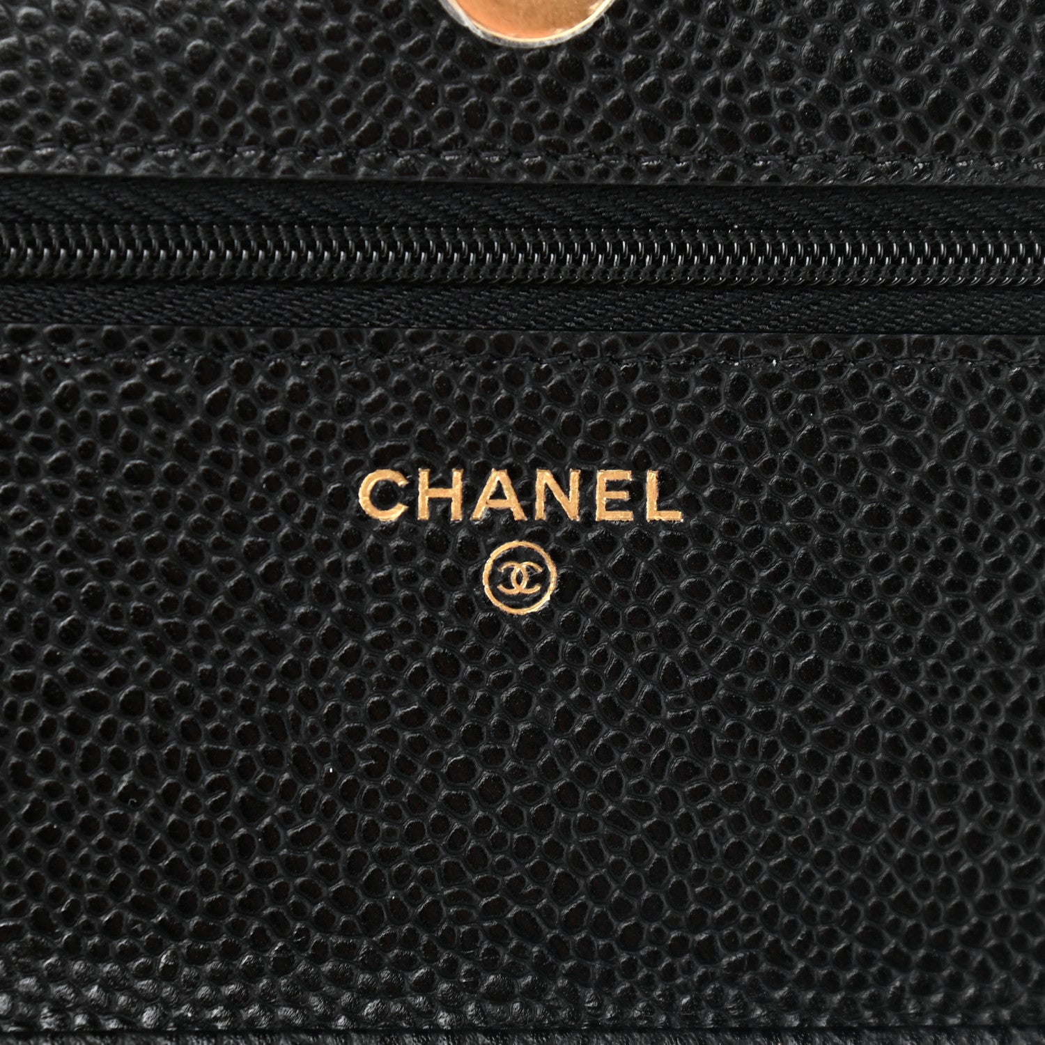 Chanel Caviar Quilted Wallet On Chain WOC Black 6 of 10