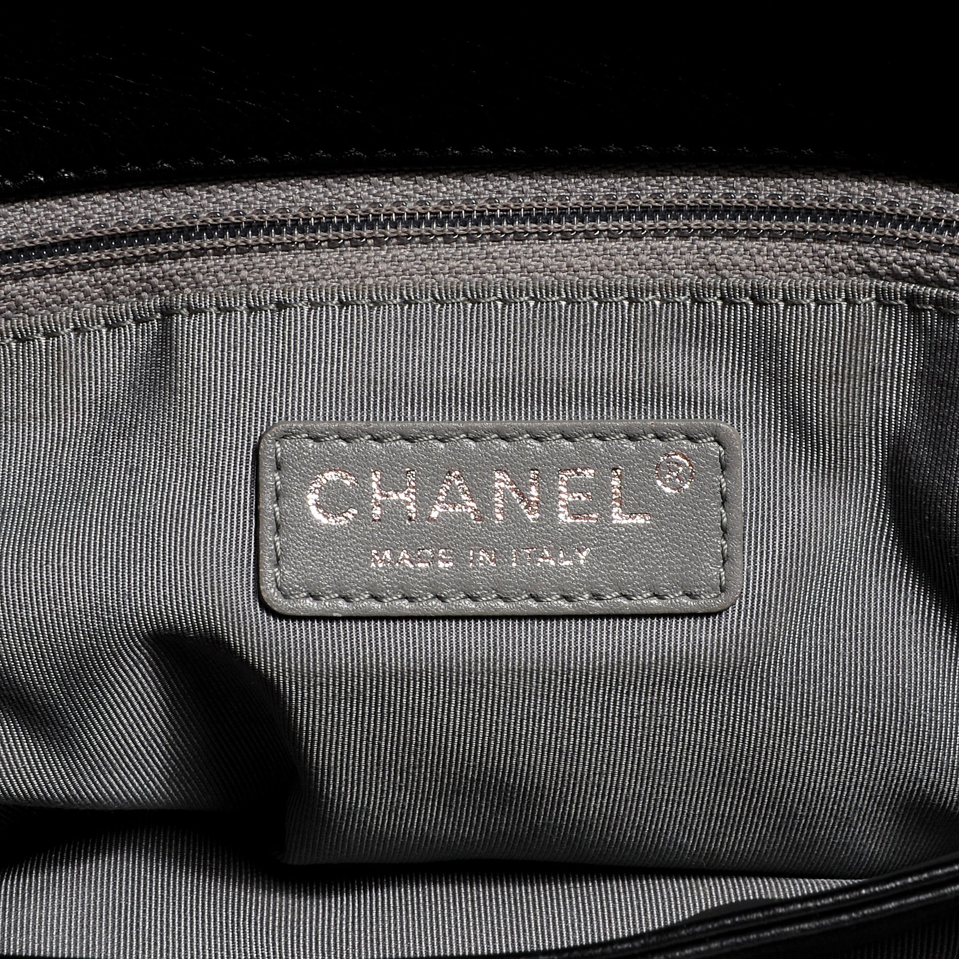 Chanel Calfskin Coco Pleats Flap Black 6 of 8