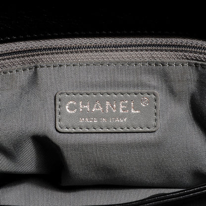 Chanel Calfskin Coco Pleats Flap Black 6 of 8