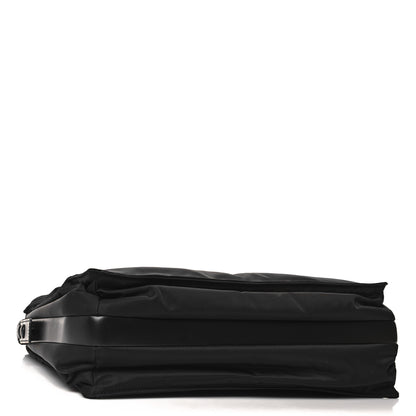 Prada Re-Nylon Vitello Padded Large Flap Shoulder Bag Black 4 of 10