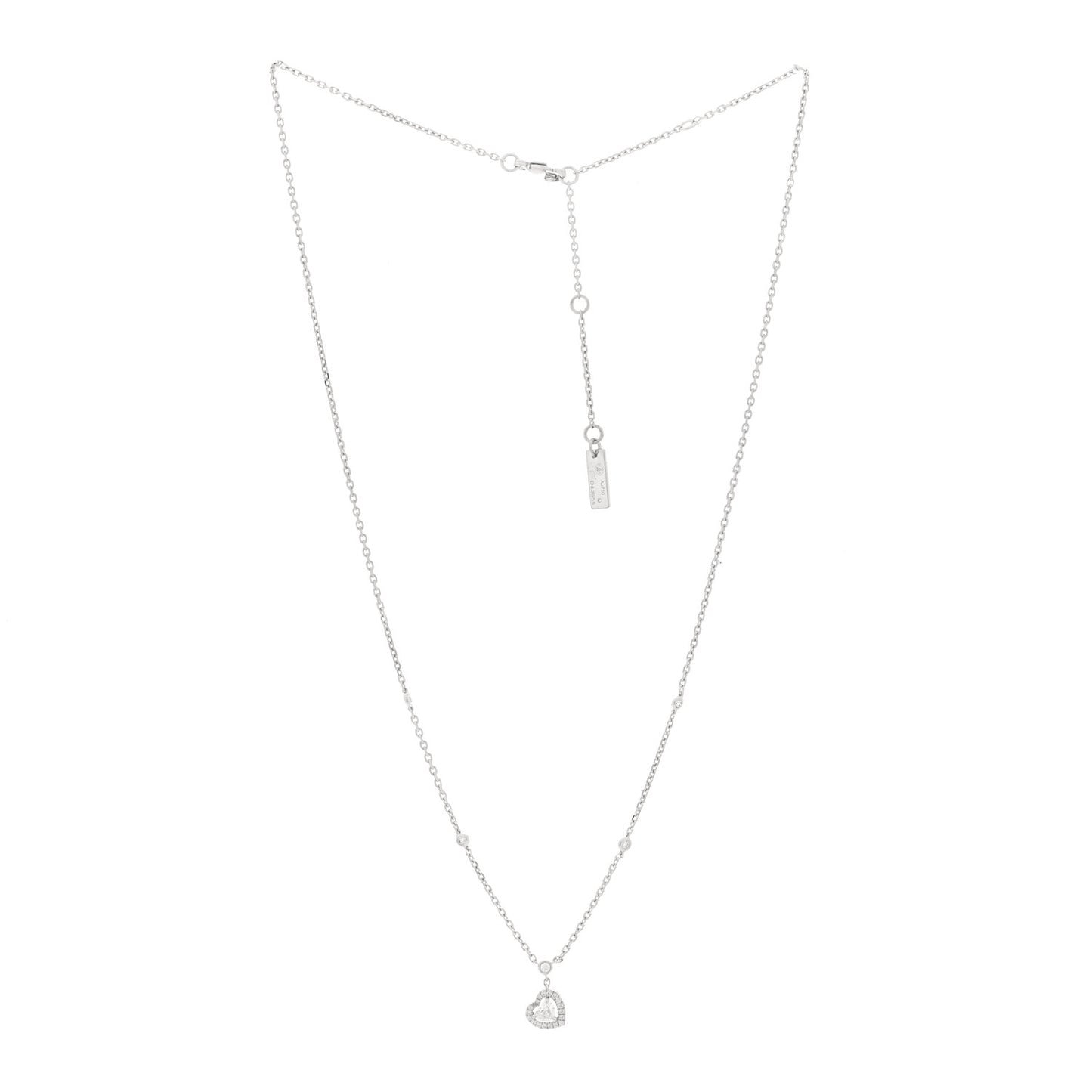 18K White Gold Diamond .15ct Joy Necklace