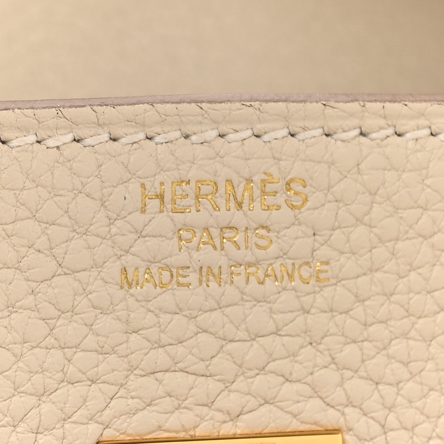 Hermes Togo Birkin 25 Craie 5 of 11