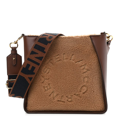 Stella McCartney Teddy Mat Logo Crossbody Biscuit 1 of 9