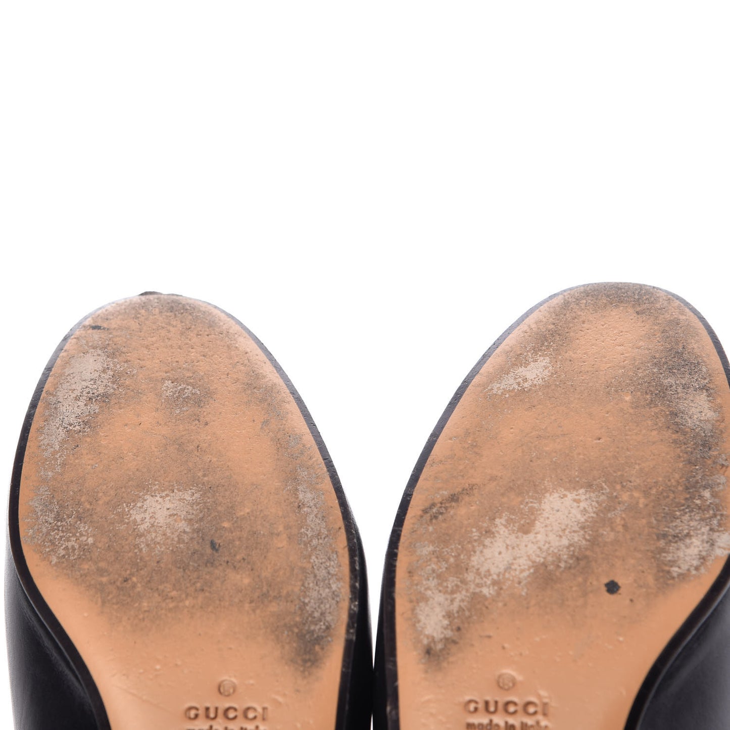 Calfskin Flower Embroidered Princetown Slippers 36 Black
