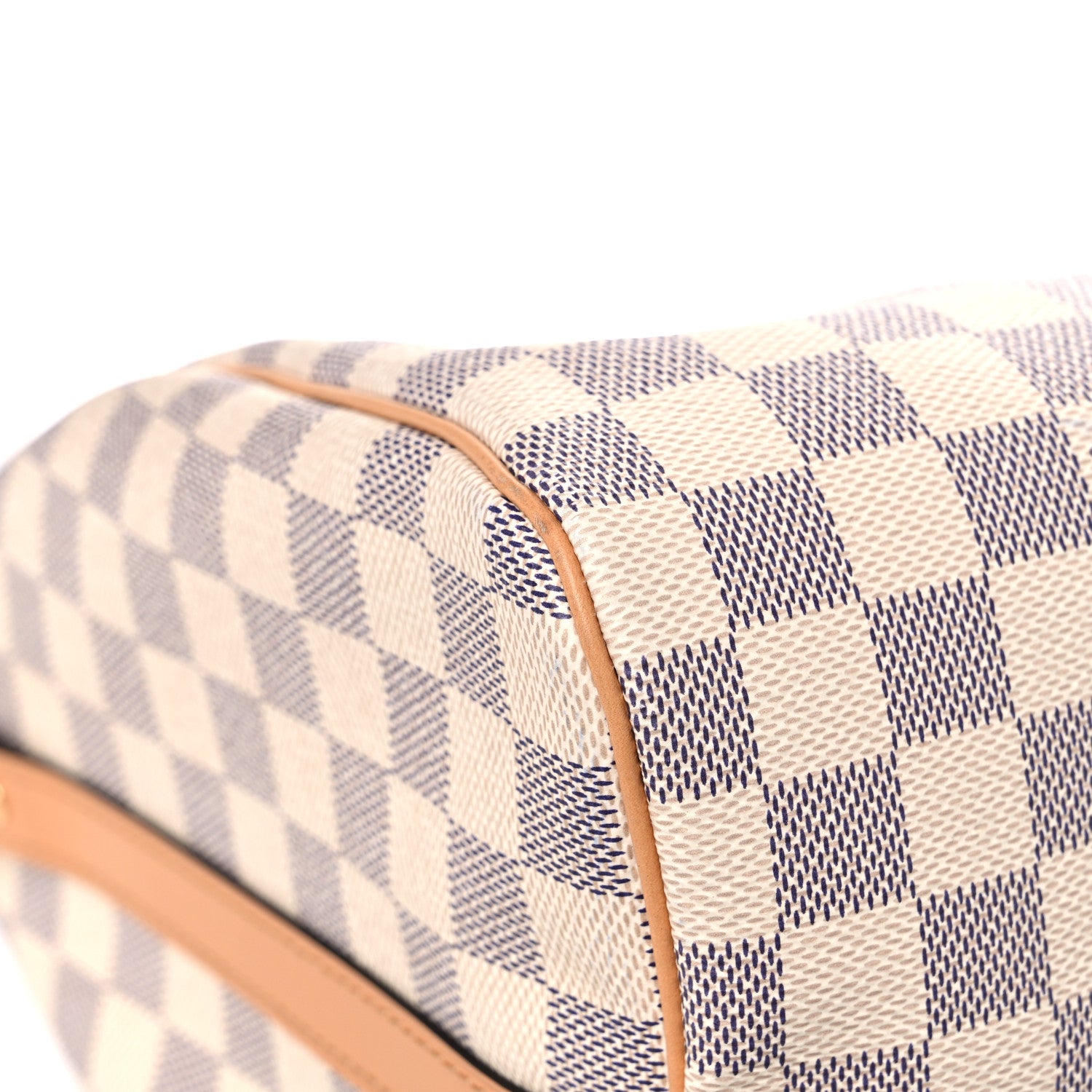 Louis Vuitton Damier Azur Braided Speedy Bandouliere 30 Blue 10 of 17