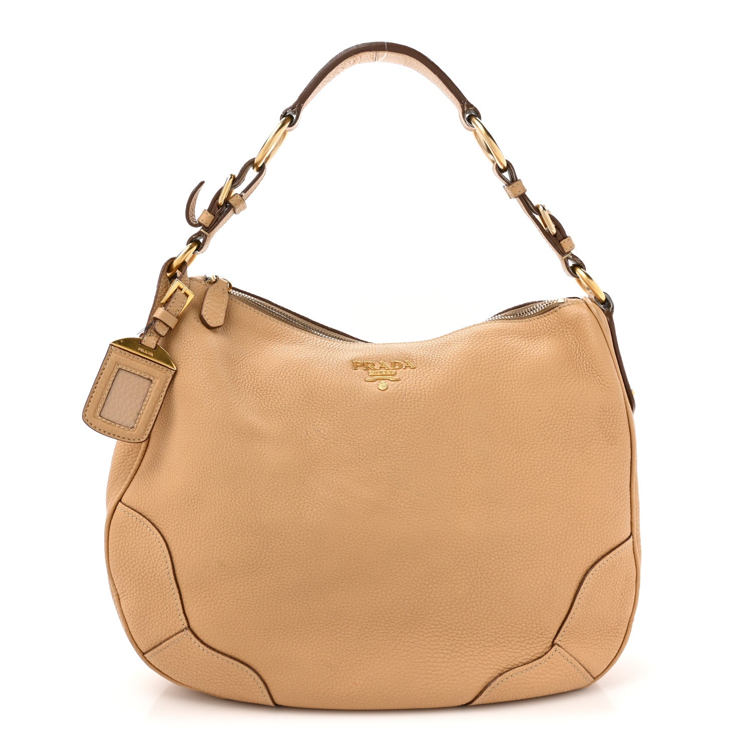 Prada Vitello Daino Hobo Sughero 1 of 19