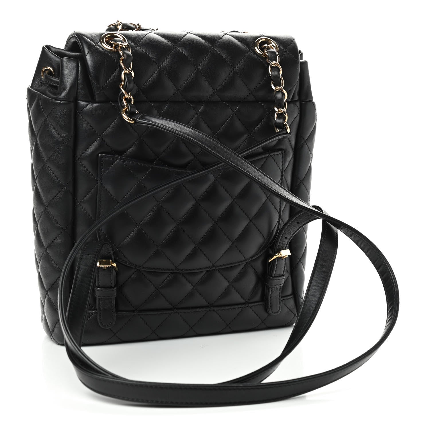 Chanel Lambskin Quilted Small Urban Spirit Backpack Black 3 of 9