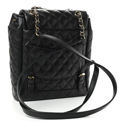 Chanel Lambskin Quilted Small Urban Spirit Backpack Black 3 of 9