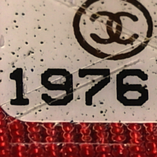 Lambskin Quilted Zipped Pocket Wallet Red