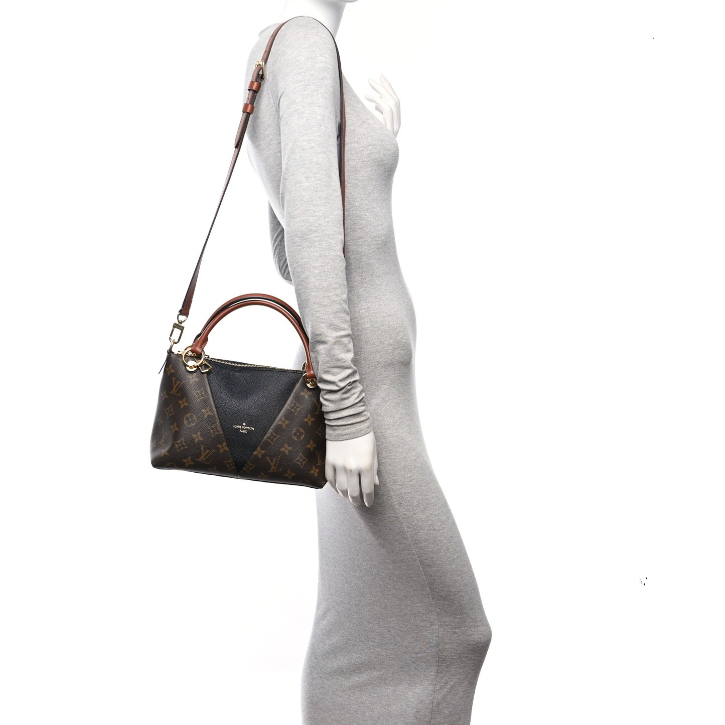 Monogram V Tote BB Black