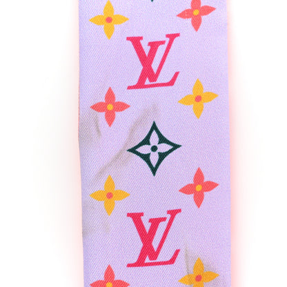 Louis Vuitton Silk Monogram Flowers Forever Bandeau Red 5 of 10