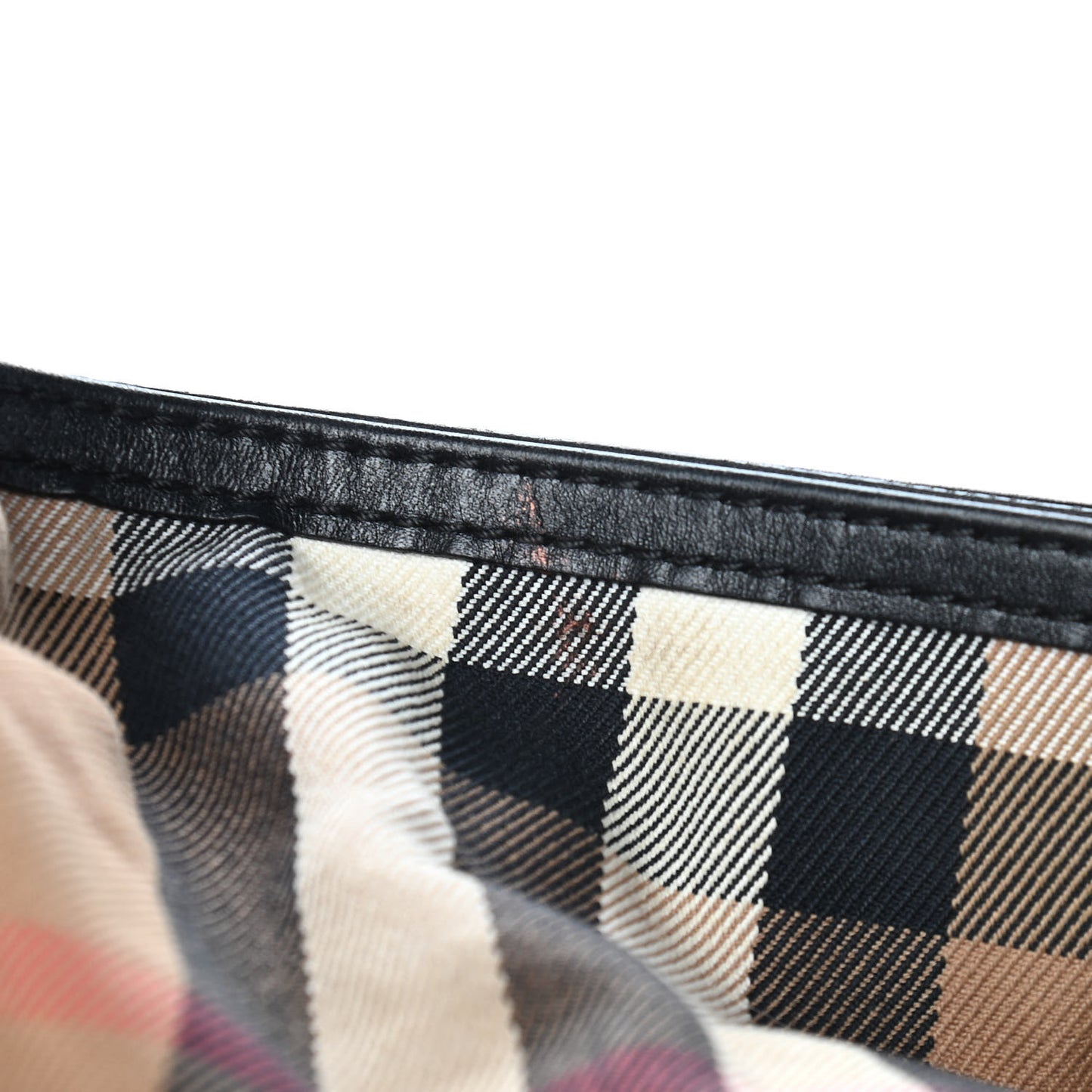 House Check Bridle Calfskin Medium Gosford Hobo Black