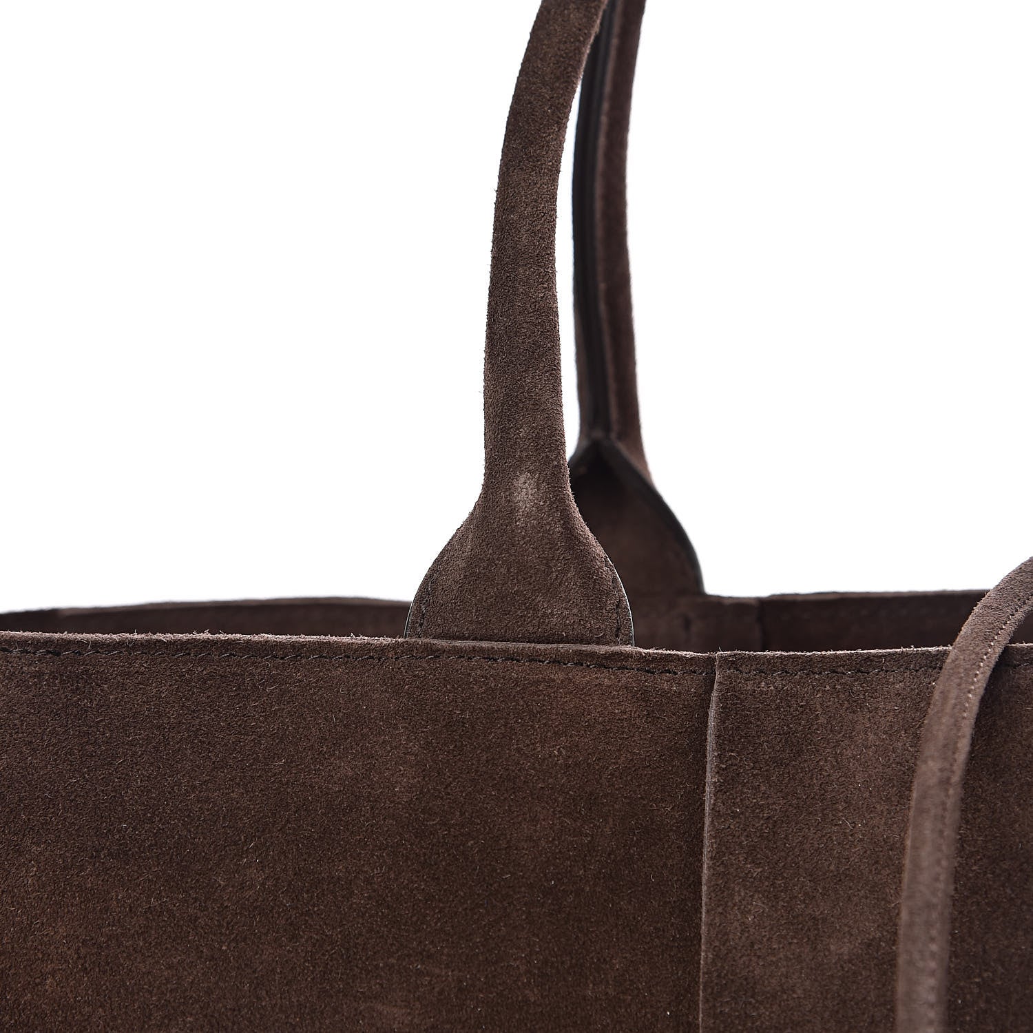 Bottega Veneta Suede Maxi Intrecciato Small Arco Tote Fondente 10 of 11