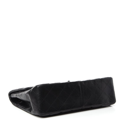 Chanel Lambskin Quilted Jumbo Single Flap Black 5 of 12