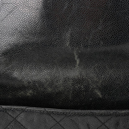 Chanel Crumpled Grained Calfskin Medium CC Crave Flap Black 11 of 14