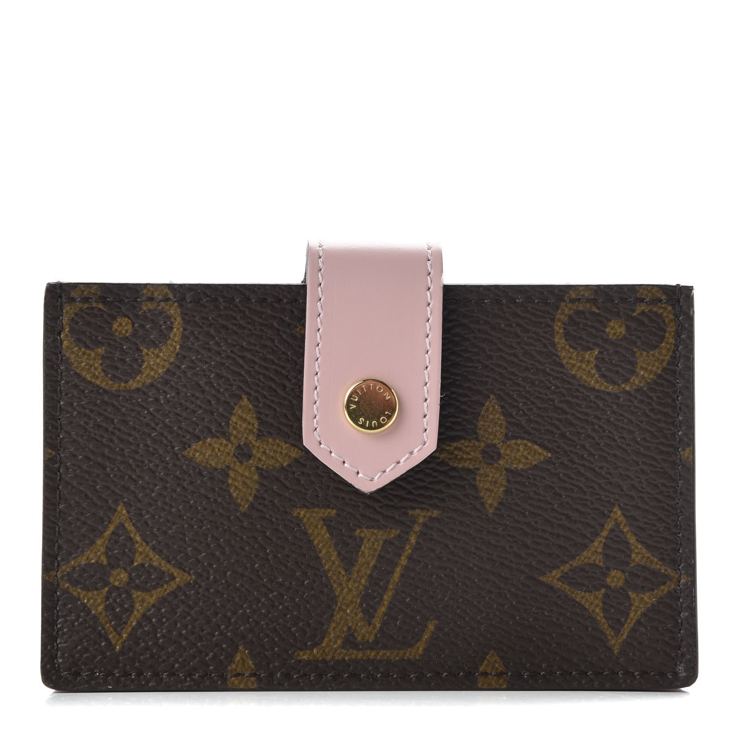 Louis Vuitton Monogram Gusset Card Holder Rose Ballerine 1 of 7